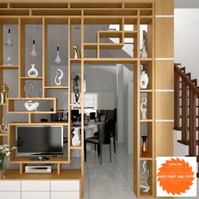 Vách ngăn kết hợp kệ tivi VN047