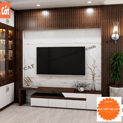 Vách ốp kệ tivi VO036