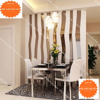 Vách ngăn gỗ thiết kế hiện đại VN076