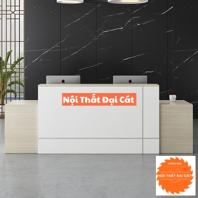 Quầy lễ tân bằng gỗ nhỏ gọn QLT066
