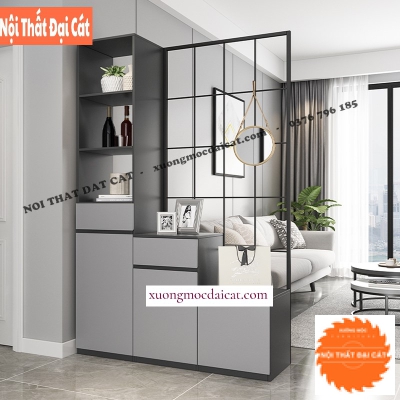 Tủ giày thiết kế kết hợp vách ngăn TG224