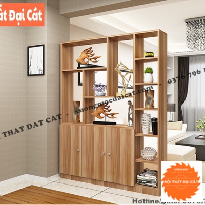 Hệ tủ vách ngăn phòng khách hiện đại VN077