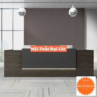 Quầy lễ tân kiểu dáng hiện đại QLT067