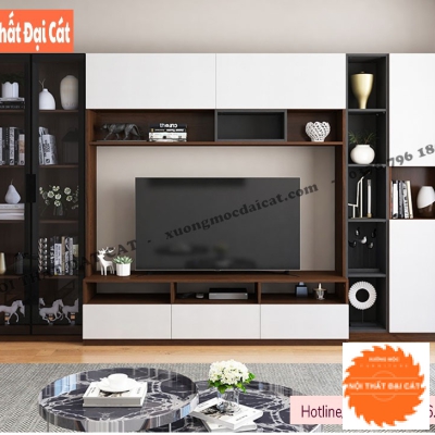 Kệ tivi kết hợp tủ sang trọng KKH105