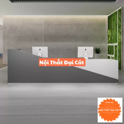 Quầy lễ tân phong cách tối giản QLT070