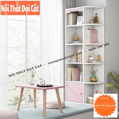 Kệ sách để góc thiết kế tiện lợi KS184