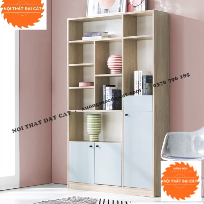 Kệ để sách hiện đại bằng gỗ MDF cao cấp KS185