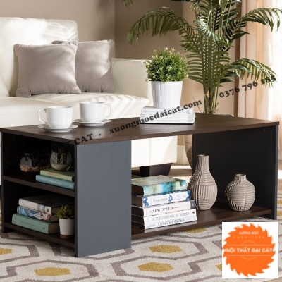 Bàn sofa - bàn trà tone xám chì BS069