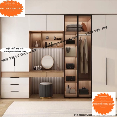 Tủ áo quần kết hợp bàn trang điểm MS22245