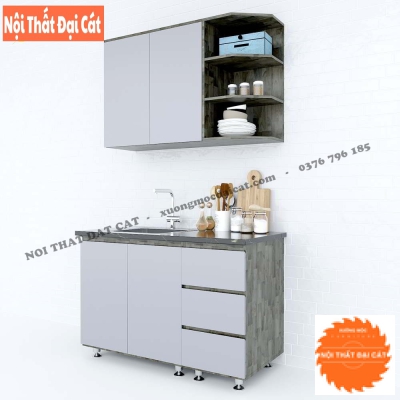 Tủ bếp mini cho căn hộ nhỏ TBMN006
