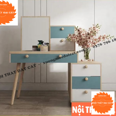 Bàn trang điểm gương chữ nhật nhỏ BTĐ092