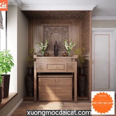 Tủ bàn thờ cho chung cư BT010