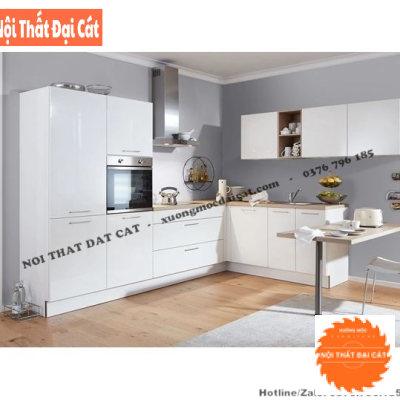 Tủ bếp gia đình gỗ công nghiệp TB0138