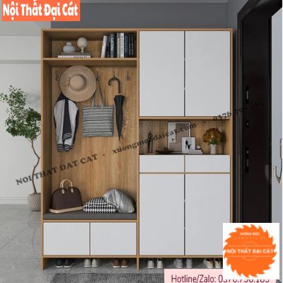 Tủ đựng giày dép gỗ thiết kế đa năng TG237