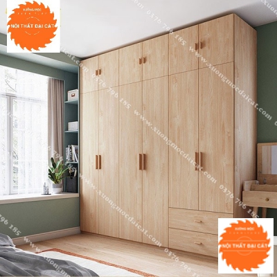 Tủ áo quần gỗ công nghiệp cao cấp TA193
