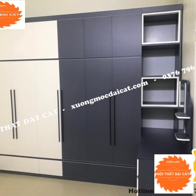 Tủ áo quần gỗ công nghiệp MS22195
