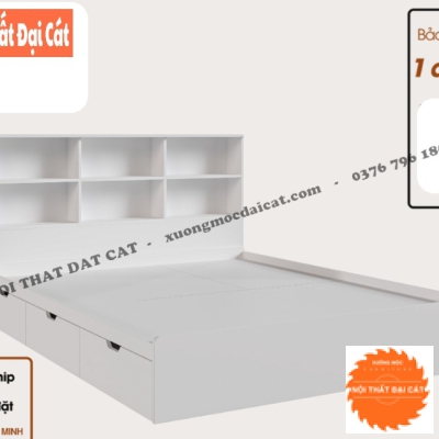Giường ngủ gỗ thiết kế đa năng G120