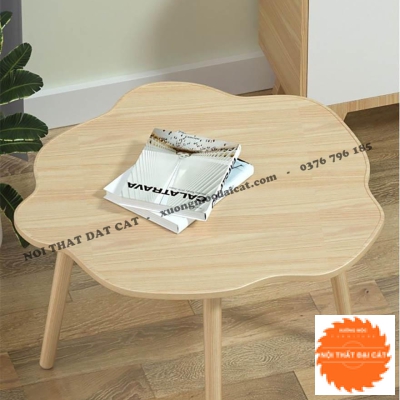 Bàn sofa gỗ thiết kế hình hoa BS080