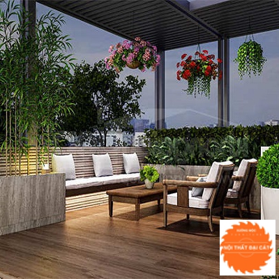 Thiết kế ban công cây xanh TTBC007