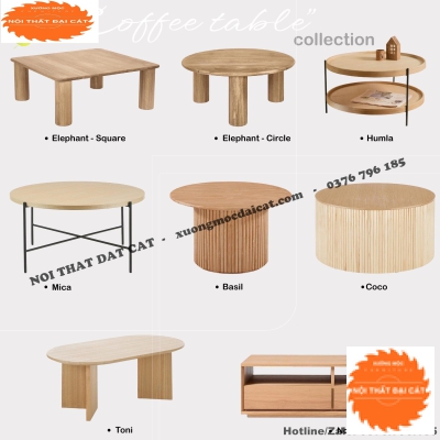 Bàn sofa - bàn trà phòng khách BS057