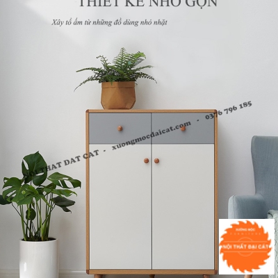 Tủ trang trí thiết kế nhỏ gọn TĐ090