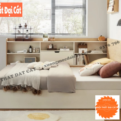 Giường ngủ cao cấp bằng gỗ G139