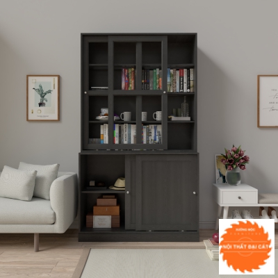Tủ hồ sơ - tủ sách cánh trượt THS016