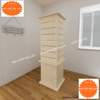 Kệ gỗ MDF trưng bày shop KG020