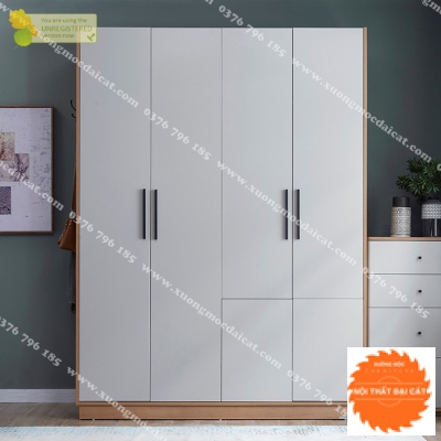 Tủ áo quần gỗ công nghiệp hiện đại TA200