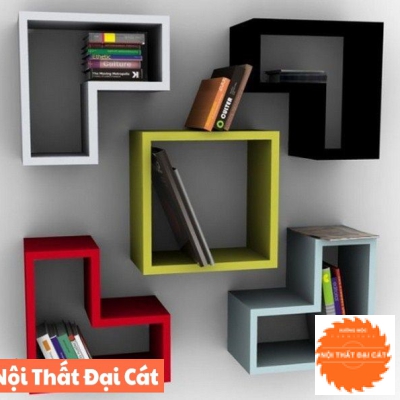 Kệ trang trí treo tường đẹp KTT092