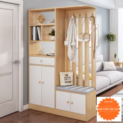 Tủ giày kết hợp vách ngăn phòng khách TG160