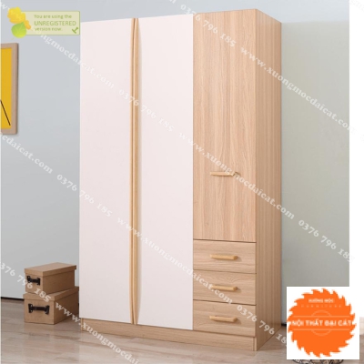 Tủ áo quần kết hợp 2 màu hiện đại TA201