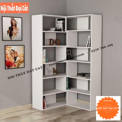 Kệ trang trí - kệ sách góc tường KTT134