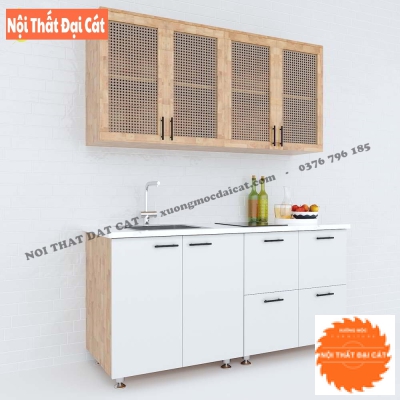 Tủ bếp mini cho diện tích nhỏ TBMN008