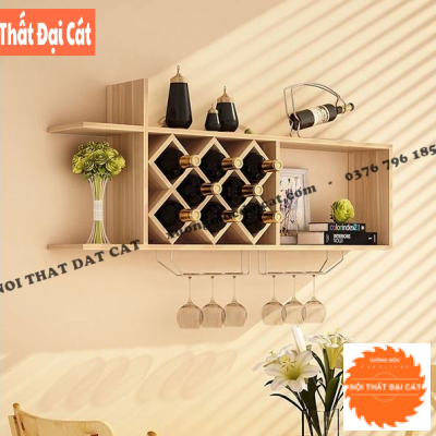 Kệ rượu treo tường nhỏ gọn TR069