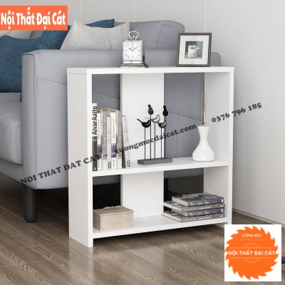 Bàn gỗ cạnh sofa tone trắng BGS005