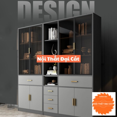 Tủ hồ sơ gỗ văn phòng hiện đại THS092