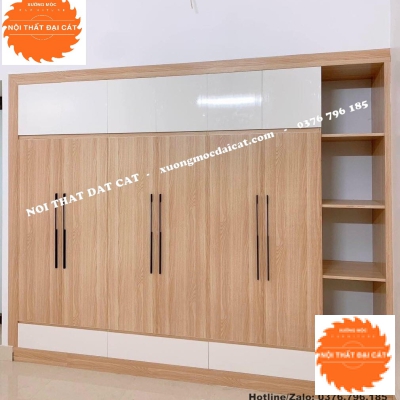Tủ áo quần gỗ cánh mở MS22196