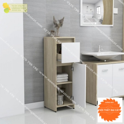 Tủ để đồ nhà tắm nhựa PVC TPT008