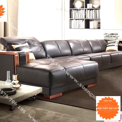 Sofa da đẹp sang trọng cho phòng khách