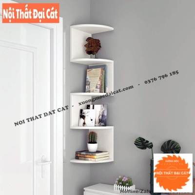 Kệ trang trí treo tường bằng gỗ KTT097