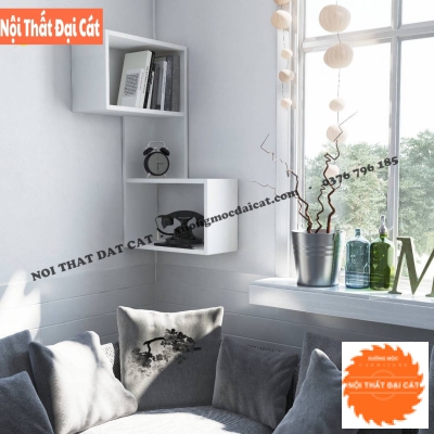 Kệ trang trí treo tường đẹp KTT098