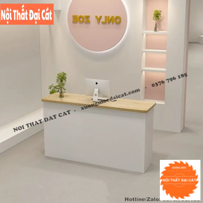 Quầy thu ngân nhỏ gỗ công nghiệp QTN037