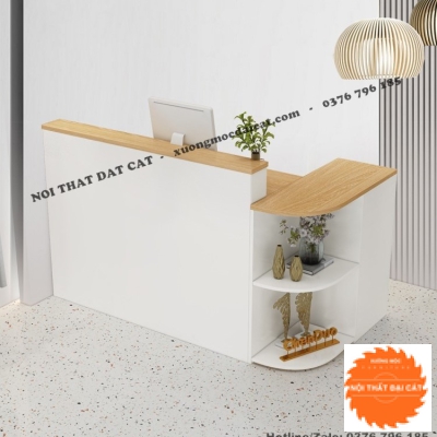 Quầy thu ngân gỗ phong cách hiện đại QTN041