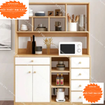 Tủ bếp gỗ thiết kế hiện đại cho gia đình TBN052