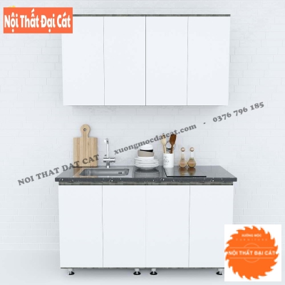 Tủ bếp mini cho chung cư nhỏ TBMN009