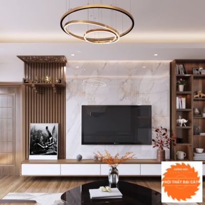 Vách ốp kệ tivi VO008
