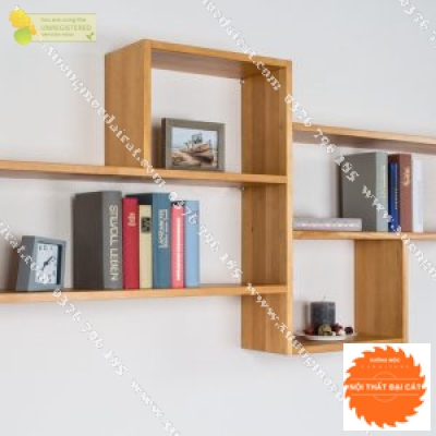 Kệ sách đẹp treo tường KS123