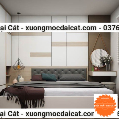 Vách ốp đầu giường tinh tế VOĐG010