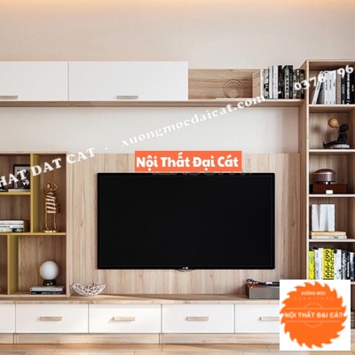 Kệ tivi kết hợp kệ trang trí KTV063